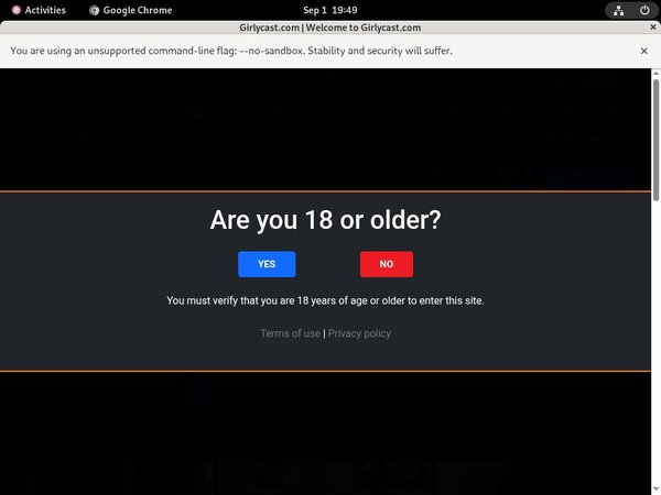 Girlycastshop Billing Page