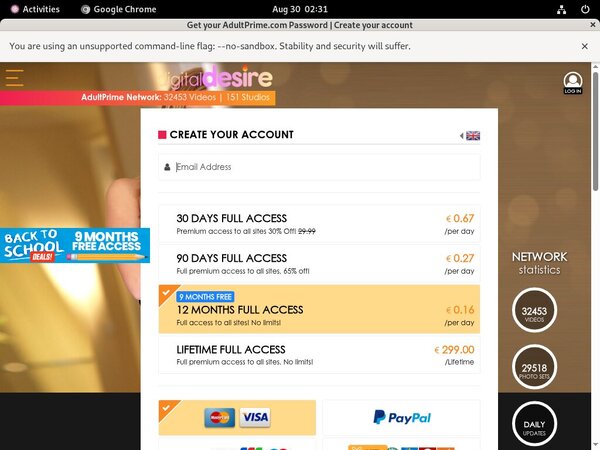 Join Digital Desire Paypal