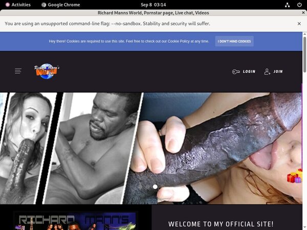 Richardmannsworldlive.modelcentro.com Account Password