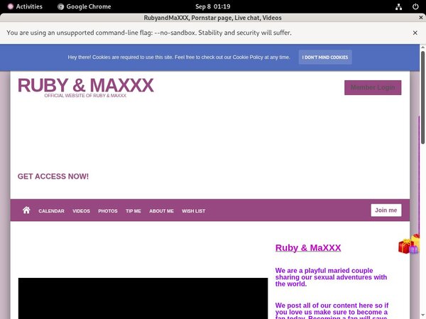 Rubyandmaxxx.modelcentro.com Renew Membership