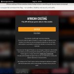 African Casting Hot Mom