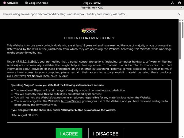 Become Workin Men XXX Member