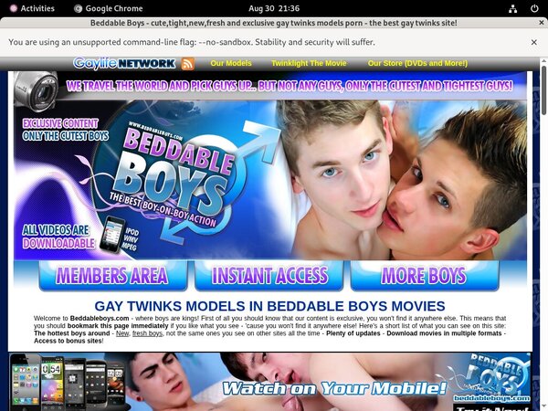 Beddable Boys Site Rip New