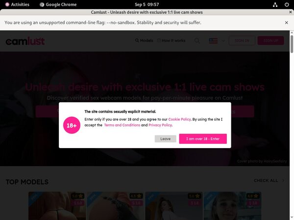 Cam Lust New Password