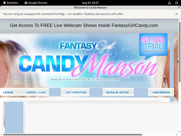 Candy Girl Fantasy Discount