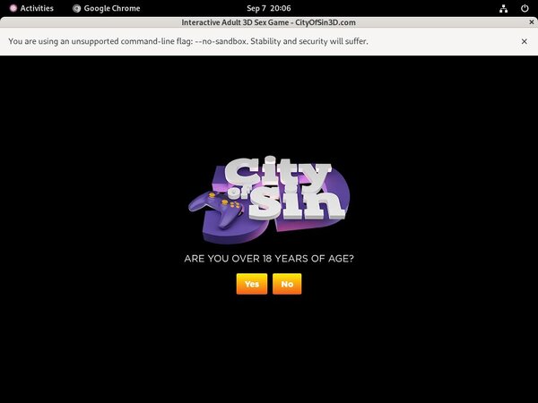 City Of Sin 3D Full Sex