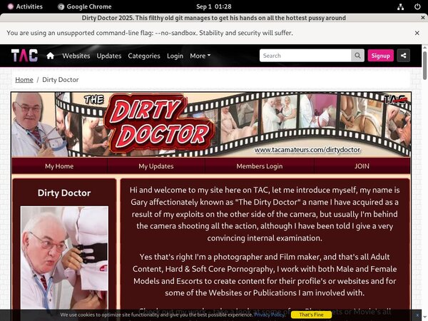 Dirty Doctor Promos