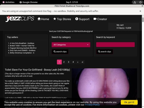 Filth Fetish Studios Discount Password