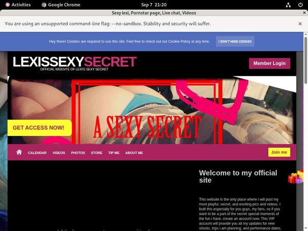 Free Lexissexysecret.modelcentro.com Clips