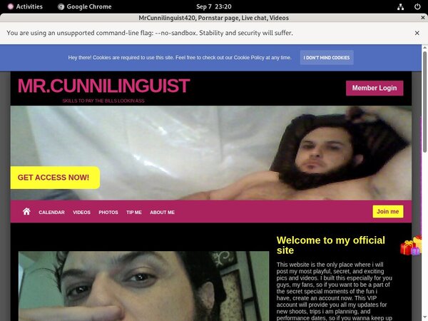 Free MrCunnilinguist420 Logins 2018