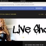 Free Officialmarleybrown.com Membership