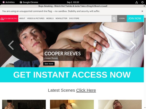 Free Password Boys Smoking