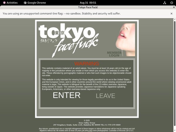 Free Tokyo Face Fuck Account Discount