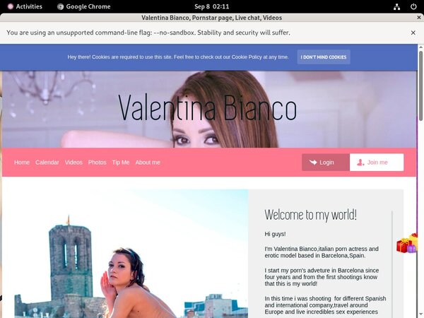Free Valentinabiancox Acounts