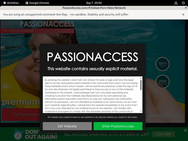 Free Working Passionaccess Accounts
