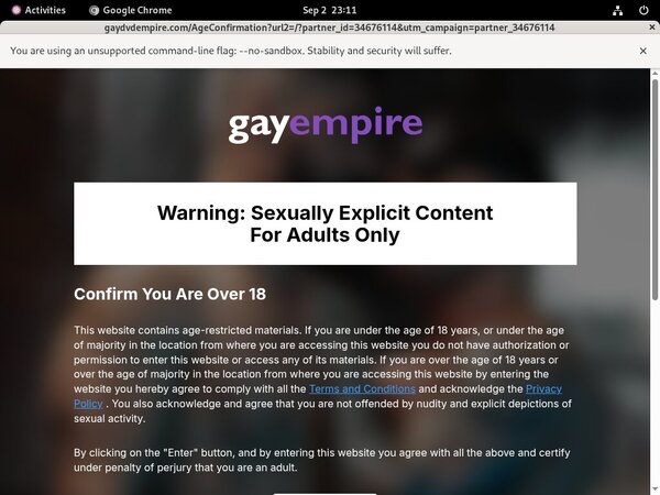 Gaydvdempire.com Membership