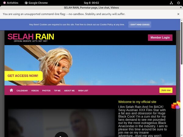 Get Free SELAH RAIN Membership