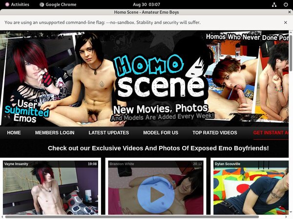 [Image: Homoscenecom-Membership-Account.jpg]