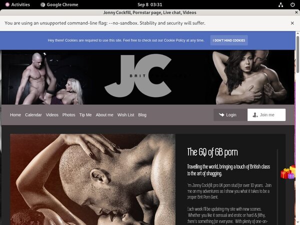 Jonnycockfill.modelcentro.com Free Account