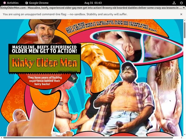 Kinkyoldermen.com Account Login