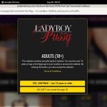 Ladyboy Pussy Account Passwords
