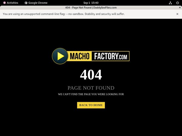 Macho Factory Hard