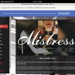 Mistressonline.eu Renew Subscription
