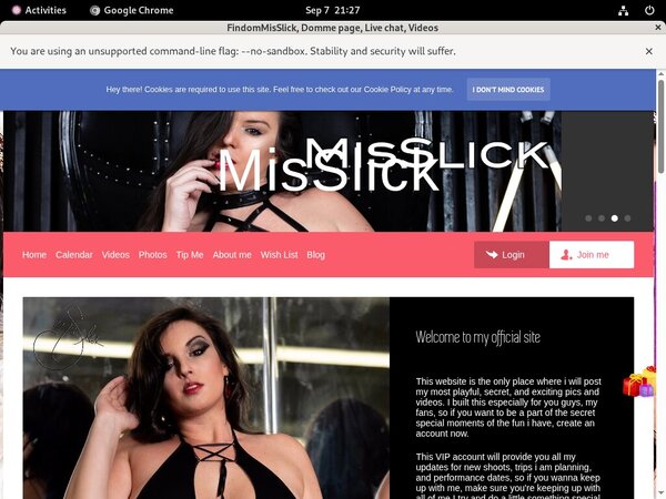 Mistresssslick.com Free Trial Subscription