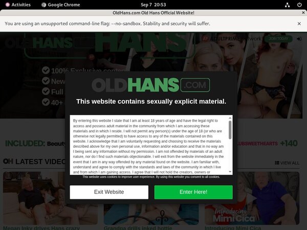 Old Hans Sconto
