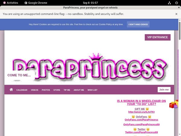 Paraprincess.com Models
