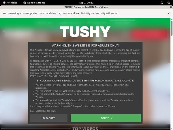 Register Com Tushy