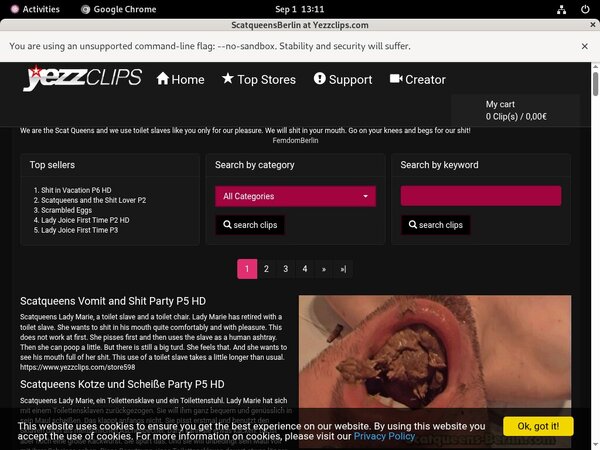 Scat Queens Berlin Fresh Passwords