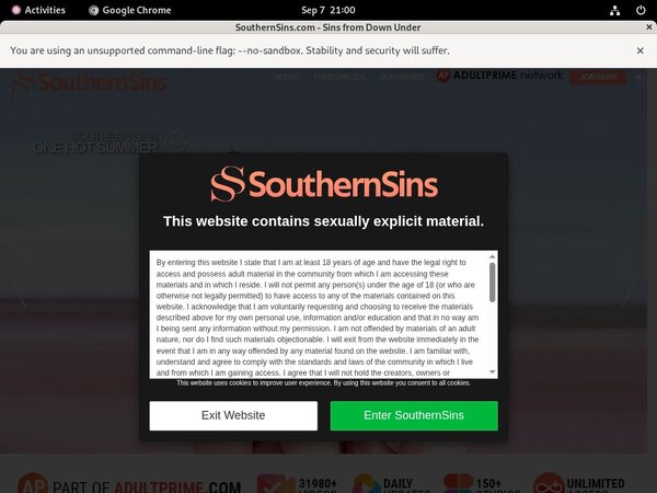 Southernsins.com Org