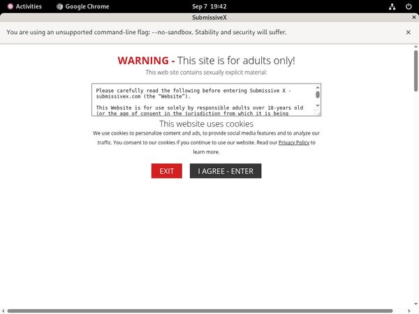 Submissivex.com Debit Card