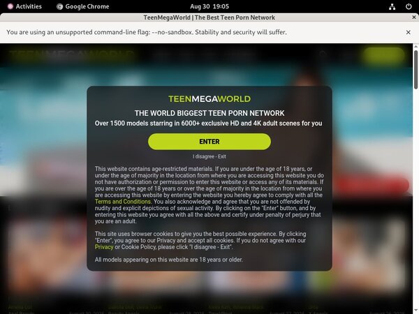 Teen Mega World Sign Up