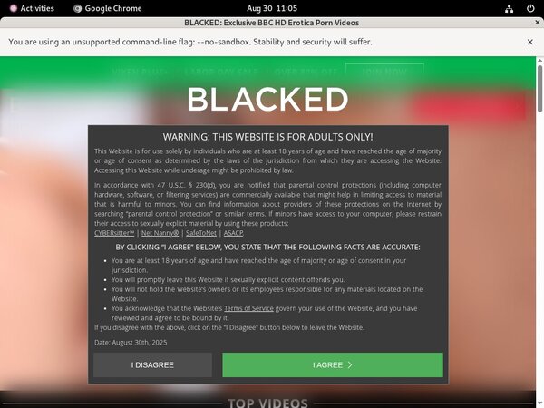 $1 Blacked Trial